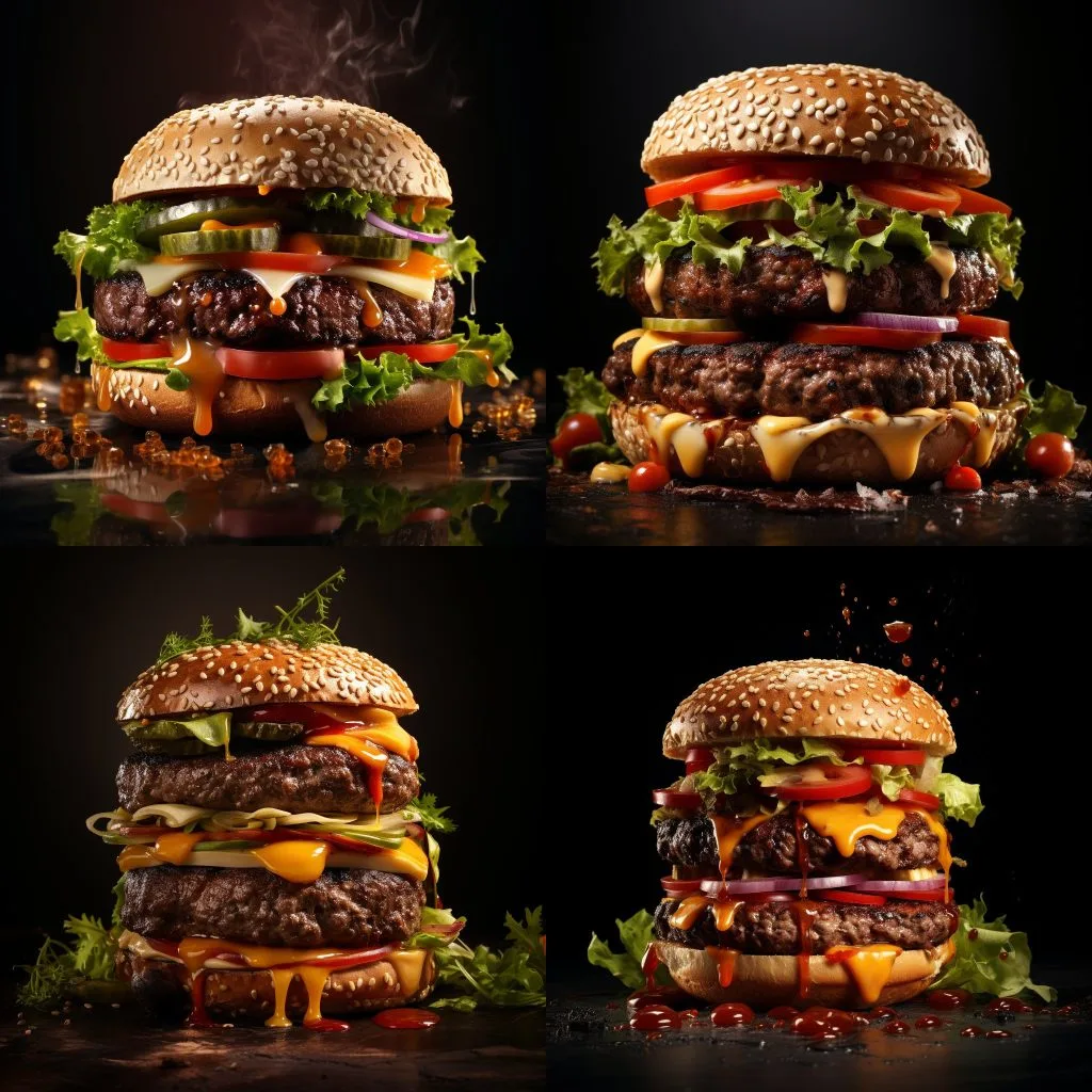 Burger AI Image - Keren Shahar - Digital Marketing & AI