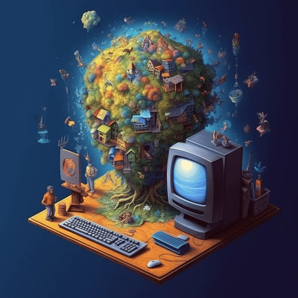 Keren Shahar - A beautiful World inside a computer beautiful people